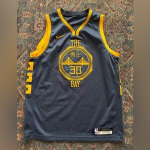 NBA Steph Curry 30 Golden State Warriors Chinese New Year Men's Jersey